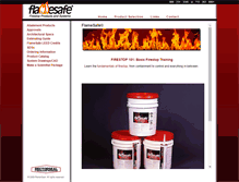 Tablet Screenshot of flamesafe.rectorseal.com